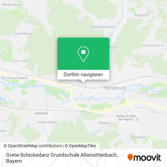 Grete-Schickedanz Grundschule Altensittenbach Karte