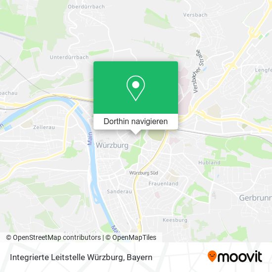 Integrierte Leitstelle Würzburg Karte