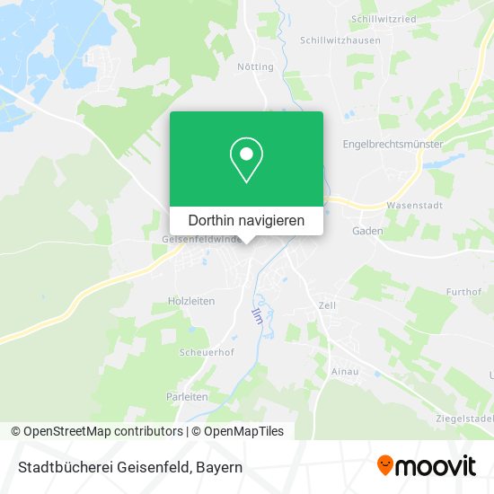 Stadtbücherei Geisenfeld Karte