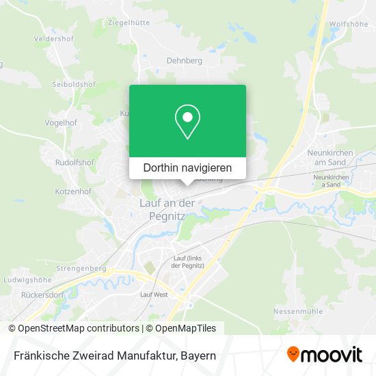 Fränkische Zweirad Manufaktur Karte