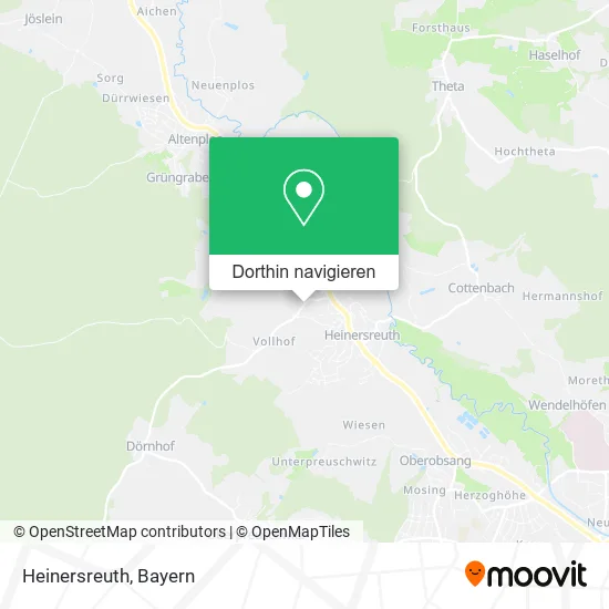 Heinersreuth Karte