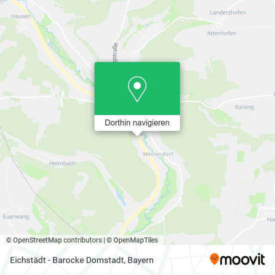 Eichstädt - Barocke Domstadt Karte