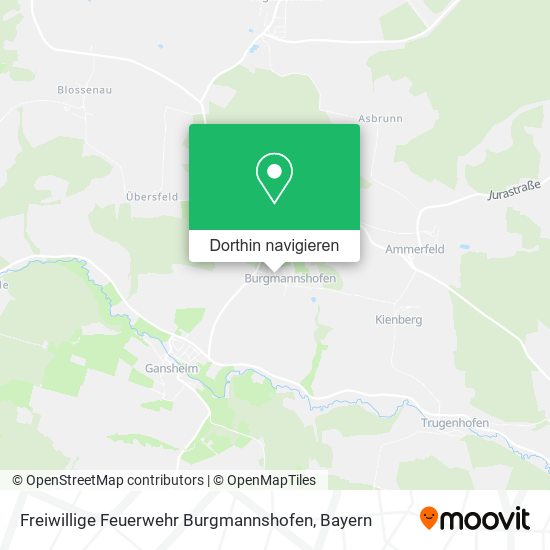 Freiwillige Feuerwehr Burgmannshofen Karte