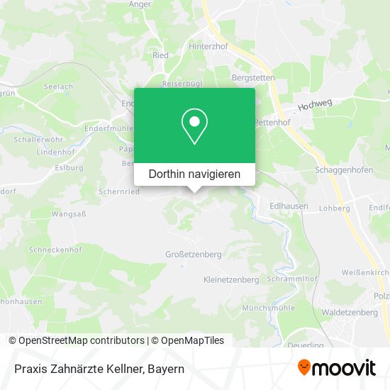 Praxis Zahnärzte Kellner Karte