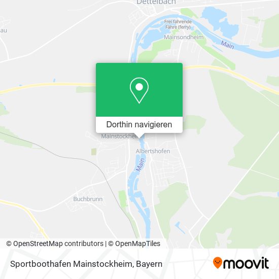 Sportboothafen Mainstockheim Karte