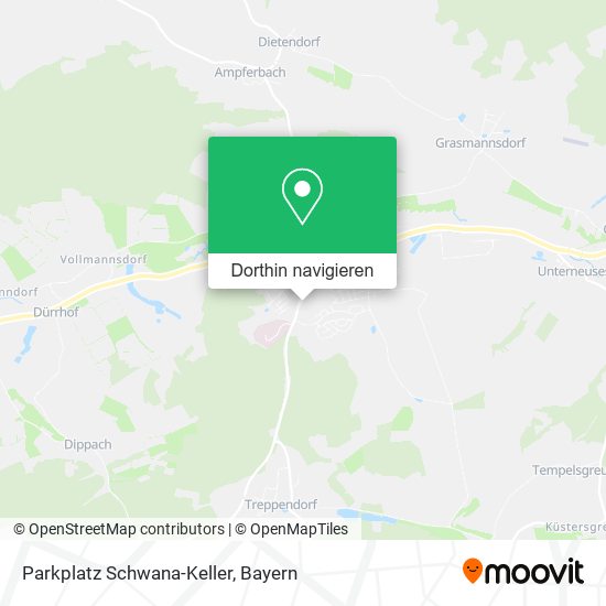 Parkplatz Schwana-Keller Karte