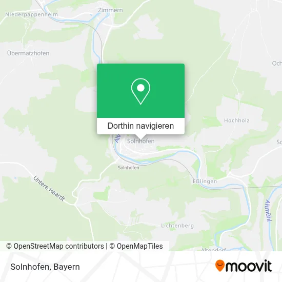 Solnhofen Karte
