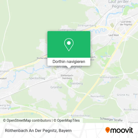 Röthenbach An Der Pegnitz Karte
