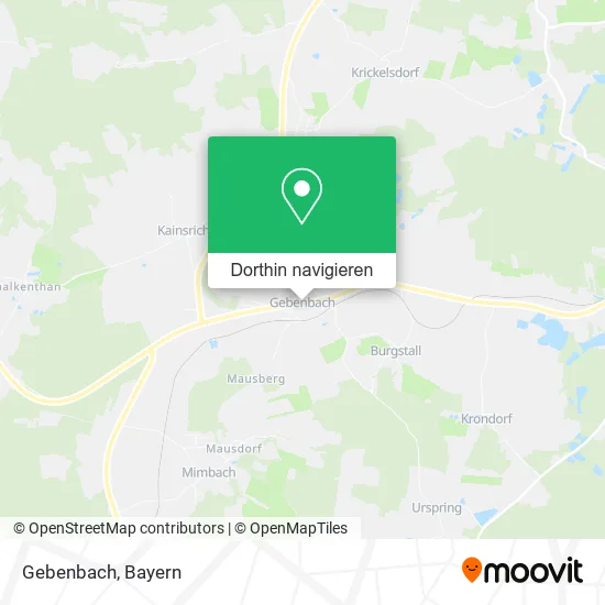 Gebenbach Karte