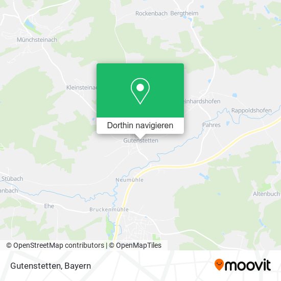 Gutenstetten Karte