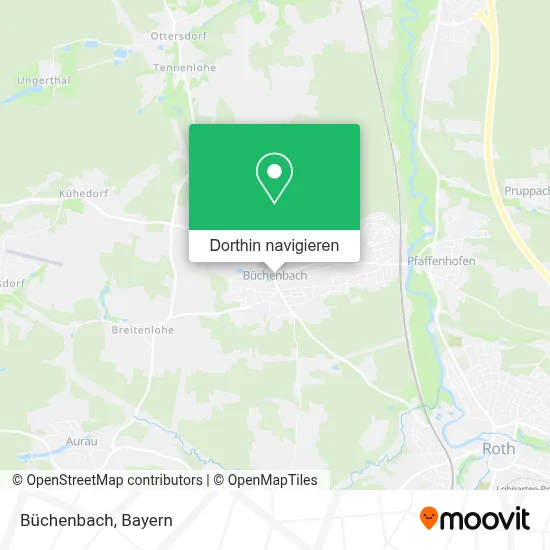 Büchenbach Karte