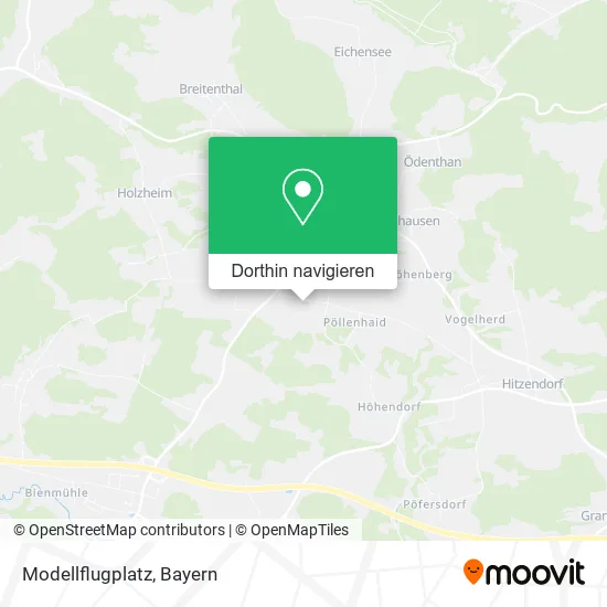 Modellflugplatz Karte