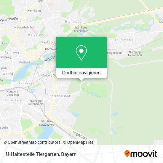 U-Haltestelle Tiergarten Karte