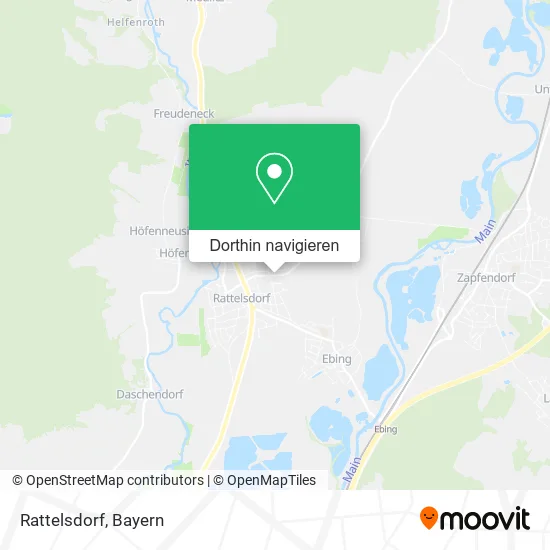 Rattelsdorf Karte