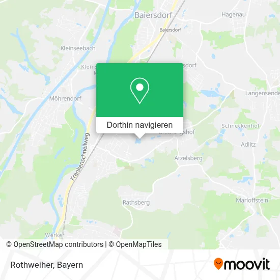 Rothweiher Karte