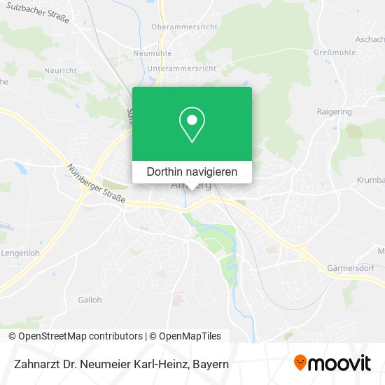 Zahnarzt Dr. Neumeier Karl-Heinz Karte