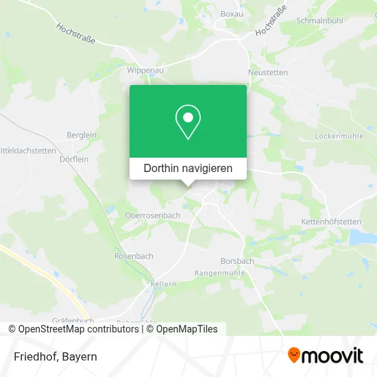 Friedhof Karte