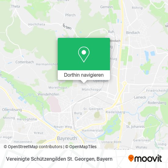 Vereinigte Schützengilden St. Georgen Karte