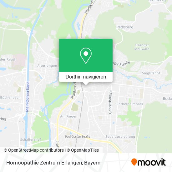 Homöopathie Zentrum Erlangen Karte