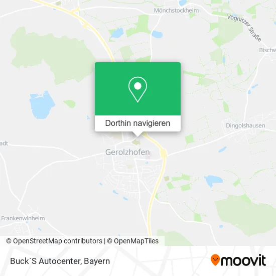 Buck´S Autocenter Karte