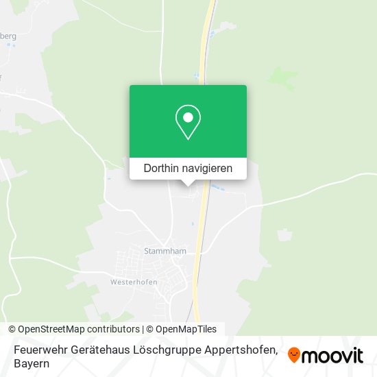 Feuerwehr Gerätehaus Löschgruppe Appertshofen Karte