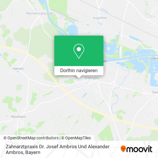Zahnarztpraxis Dr. Josef Ambros Und Alexander Ambros Karte