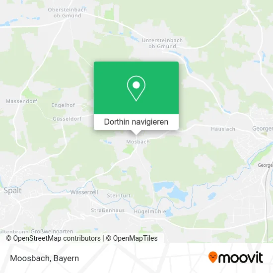 Moosbach Karte
