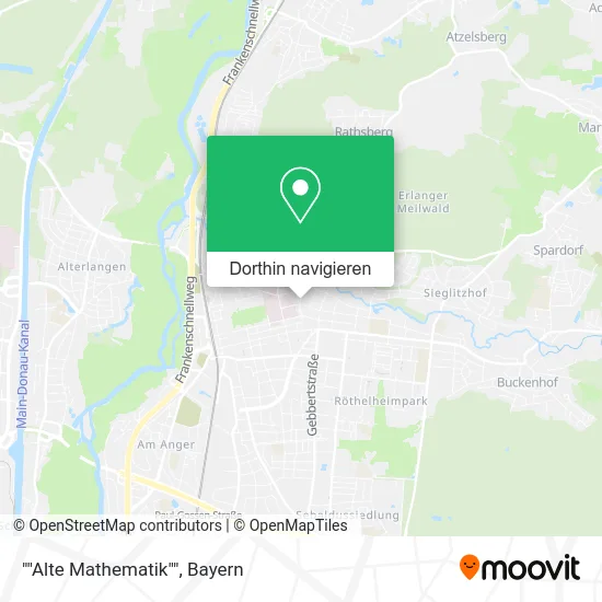 ""Alte Mathematik"" Karte