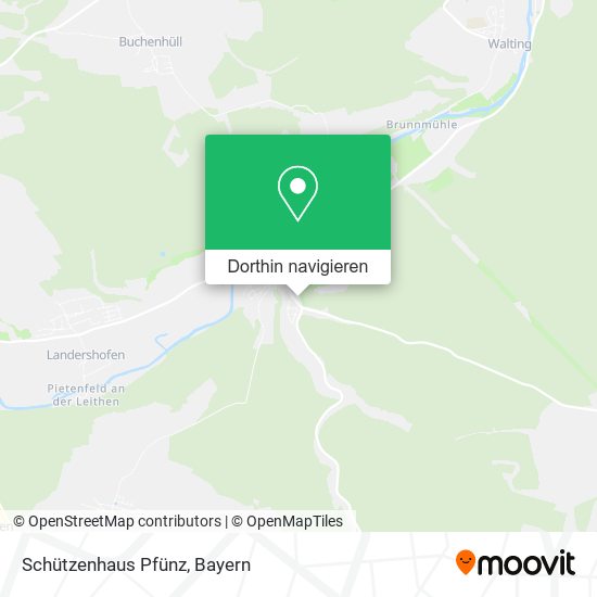 Schützenhaus Pfünz Karte