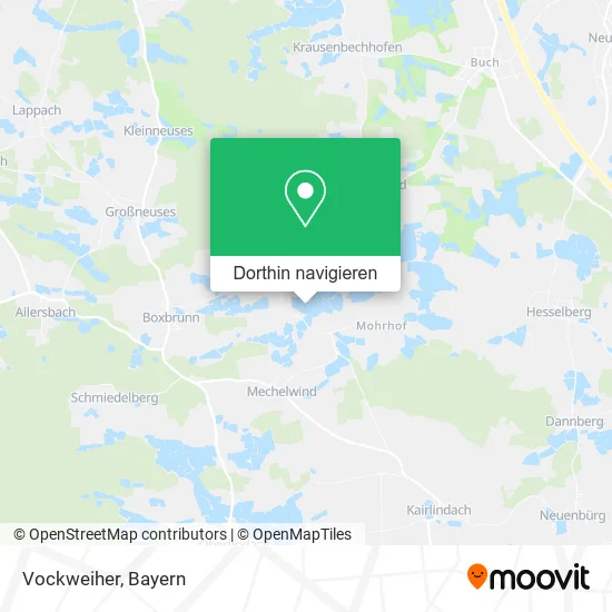 Vockweiher Karte
