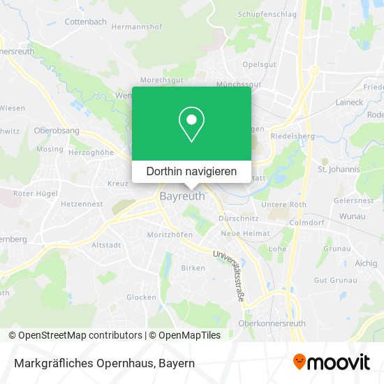 Markgräfliches Opernhaus Karte