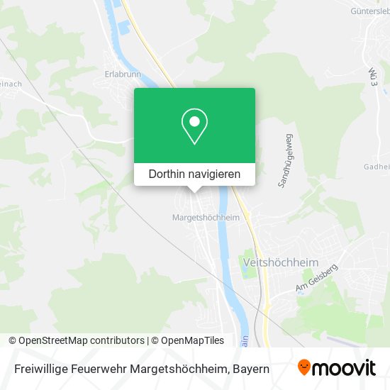 Freiwillige Feuerwehr Margetshöchheim Karte