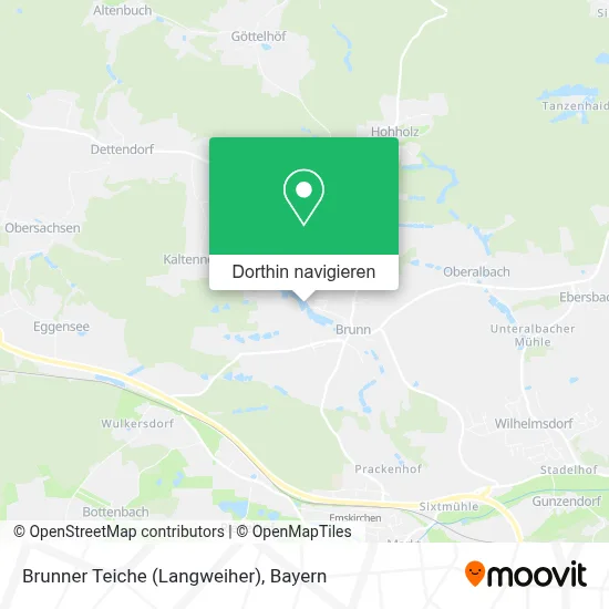 Brunner Teiche (Langweiher) Karte