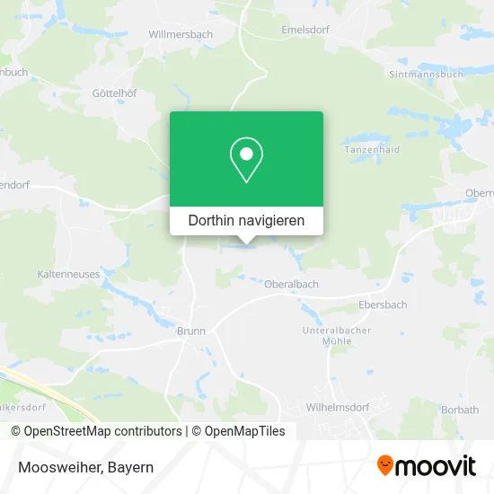 Moosweiher Karte