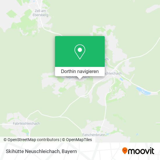 Skihütte Neuschleichach Karte