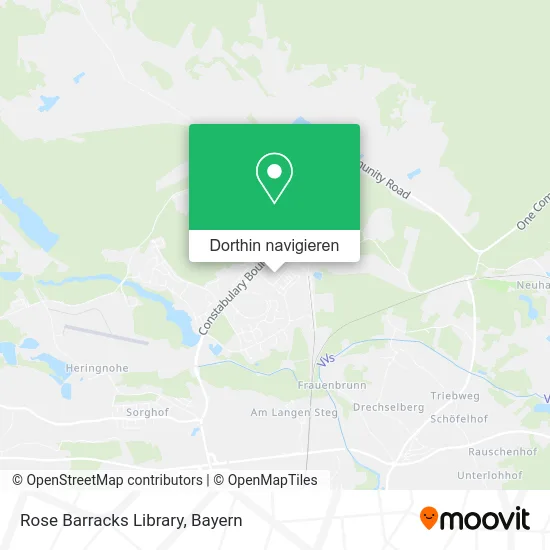 Rose Barracks Library Karte