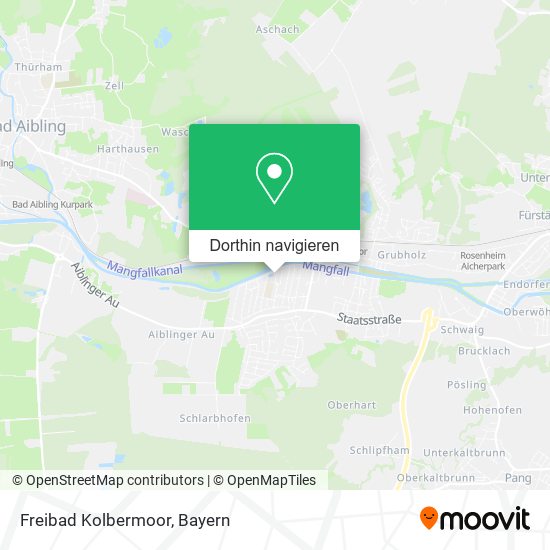 Freibad Kolbermoor Karte