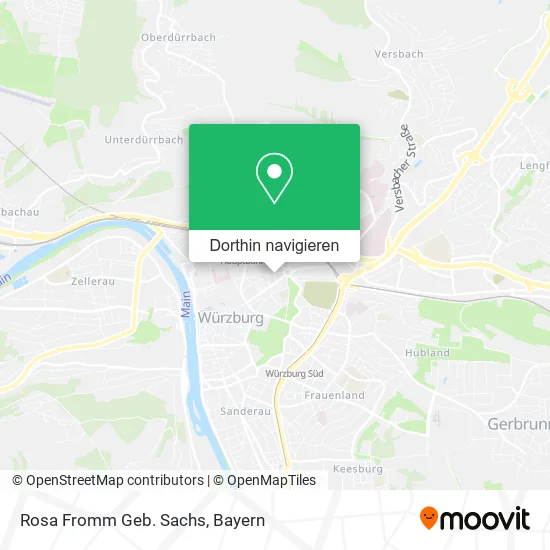 Rosa Fromm Geb. Sachs Karte