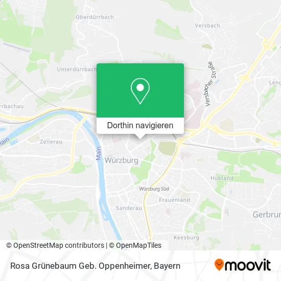 Rosa Grünebaum Geb. Oppenheimer Karte