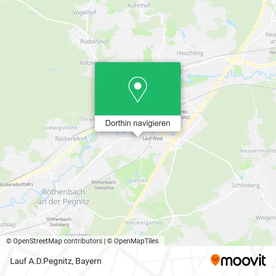 Lauf A.D.Pegnitz Karte