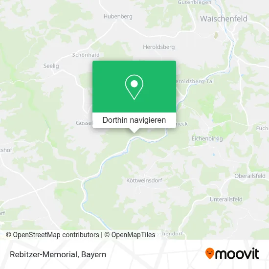 Rebitzer-Memorial Karte