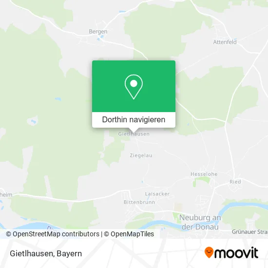 Gietlhausen Karte