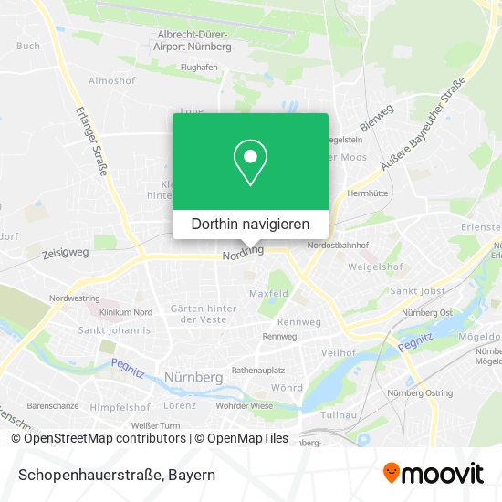 Schopenhauerstraße Karte