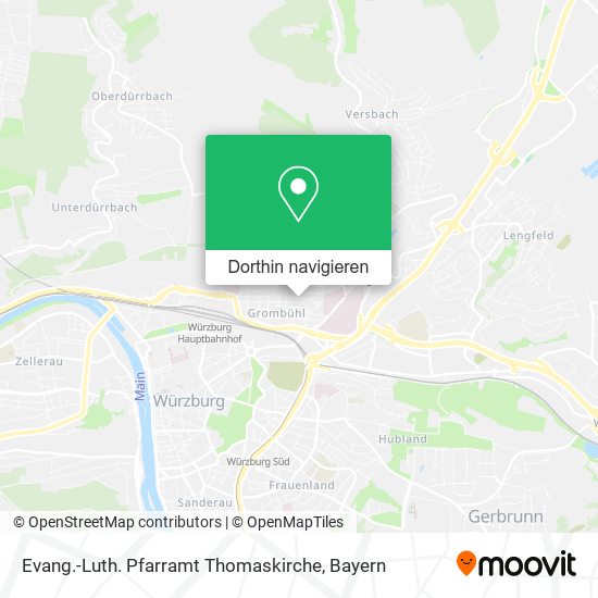 Evang.-Luth. Pfarramt Thomaskirche Karte