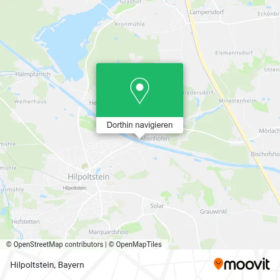 Hilpoltstein Karte