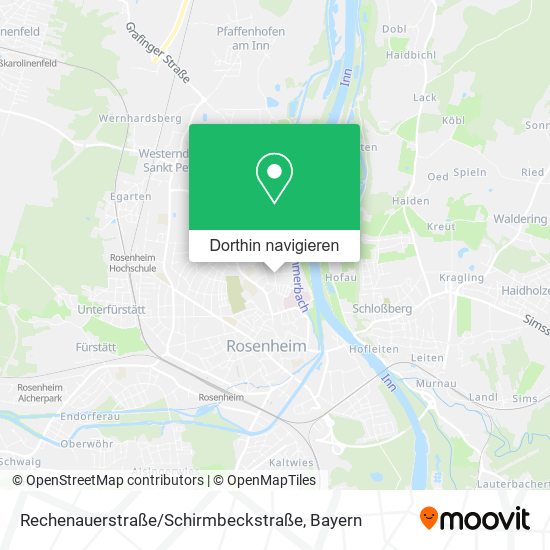 Rechenauerstraße / Schirmbeckstraße Karte