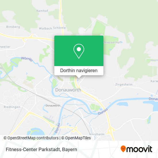 Fitness-Center Parkstadt Karte