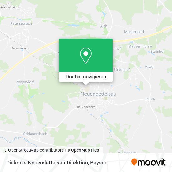Diakonie Neuendettelsau-Direktion Karte