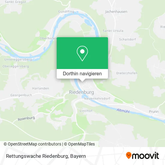 Rettungswache Riedenburg Karte