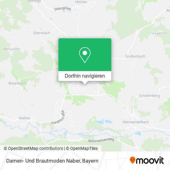 Damen- Und Brautmoden Naber Karte